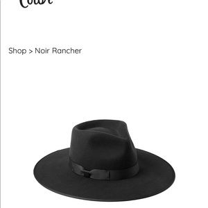 Lock of color Noir Rancher Hat